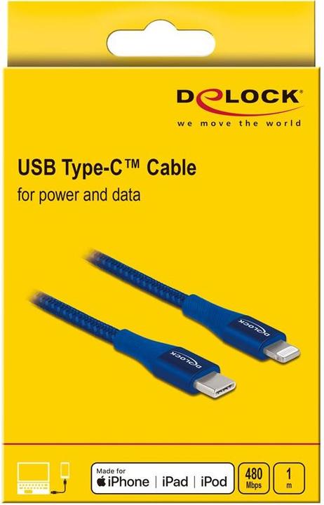 Produktbild Delock USB Type-C – Lightning (1 m, USB 2.0)