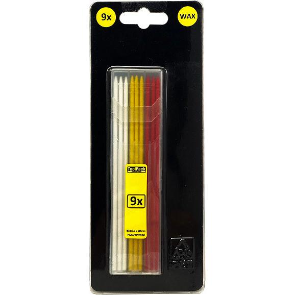 Toolpack, Malstifte, 9 Wachsminen 2,8x125mm 318.007 (Mehrfarbig)