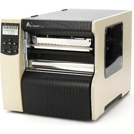 Zebra 220Xi4, 8 Punkte/mm (203dpi), Peeler, Rewind, RTC, ZPLII, Printserver (Ethernet, WLAN), Etikettendrucker