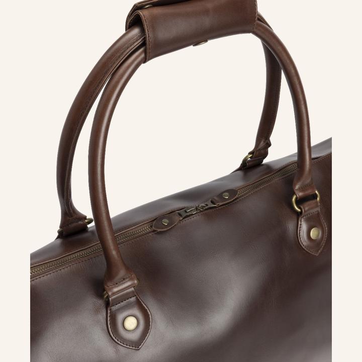Immagine prodotto Buckle & Seam Weekender in pelle Linwood Brown / (37 l)