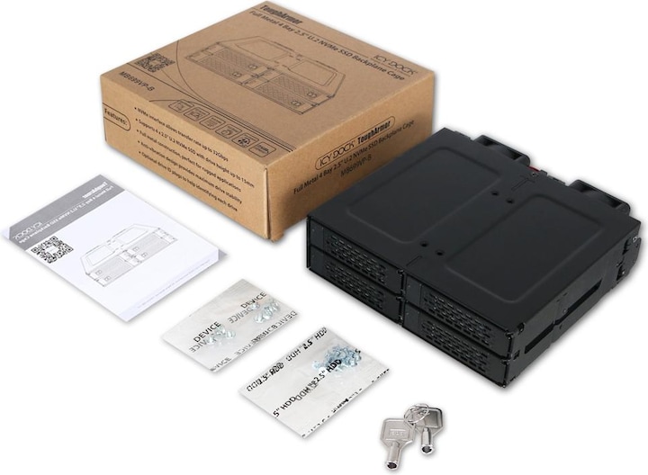 Actual product image Icy Dock ToughArmor MB699VP-B - Enclosure for storage drives - 2.5" (6.4 cm)