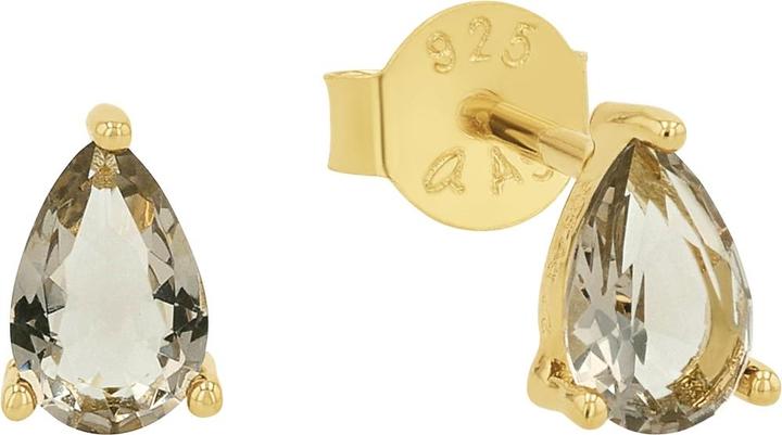 Actual product image Amor ear jewellery for women, 925 Sterling silver, glass (Silver 925)