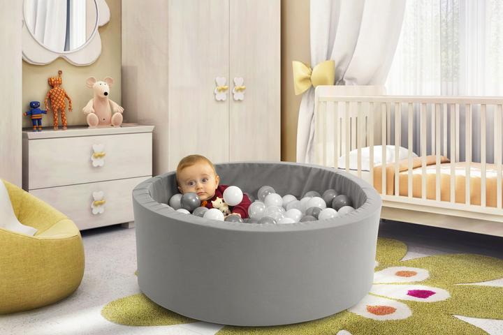 Produktbild Homitis Bubble Grey Ball Pit With Balls