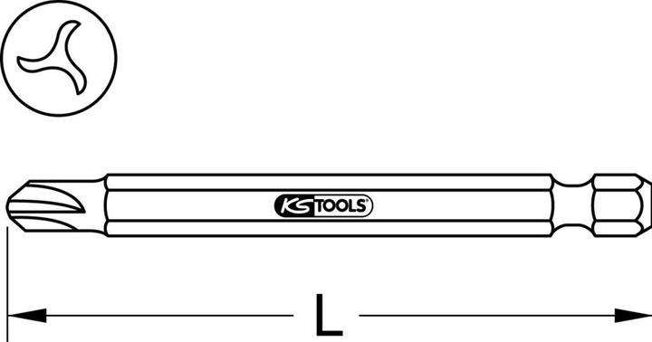 Produktbild KS Tools 911.7522 (Tri-Wing)