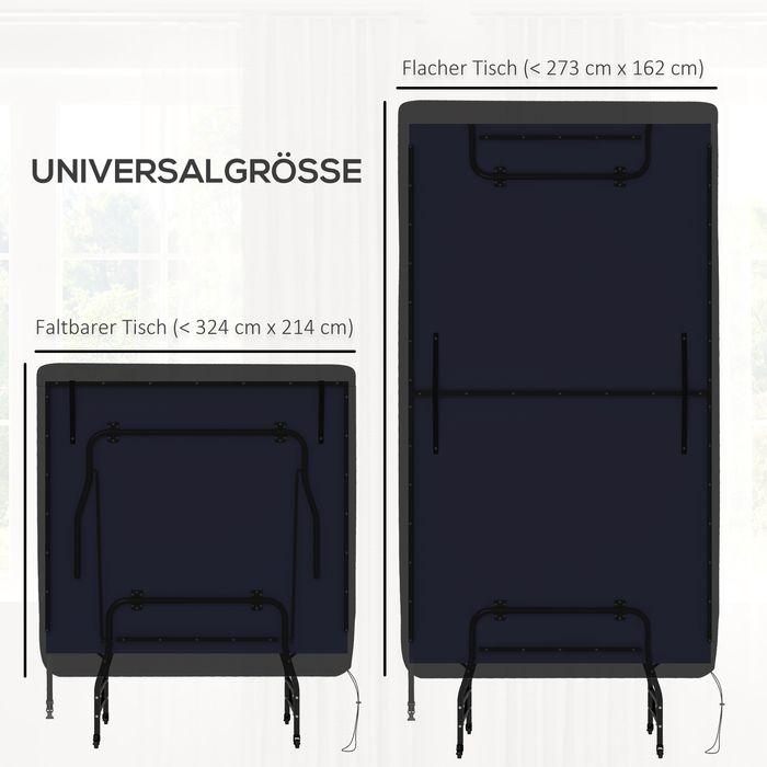 Produktbild Swisshandel24 Abdeckung für Tischtennistisch, wasserdicht, UV-beständig, 275Lx153Bx5Hcm, Schwarz