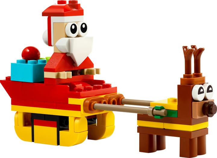 Produktbild LEGO Weihnachtsmann auf Schlittenfahrt (30670, LEGO Creator Expert)