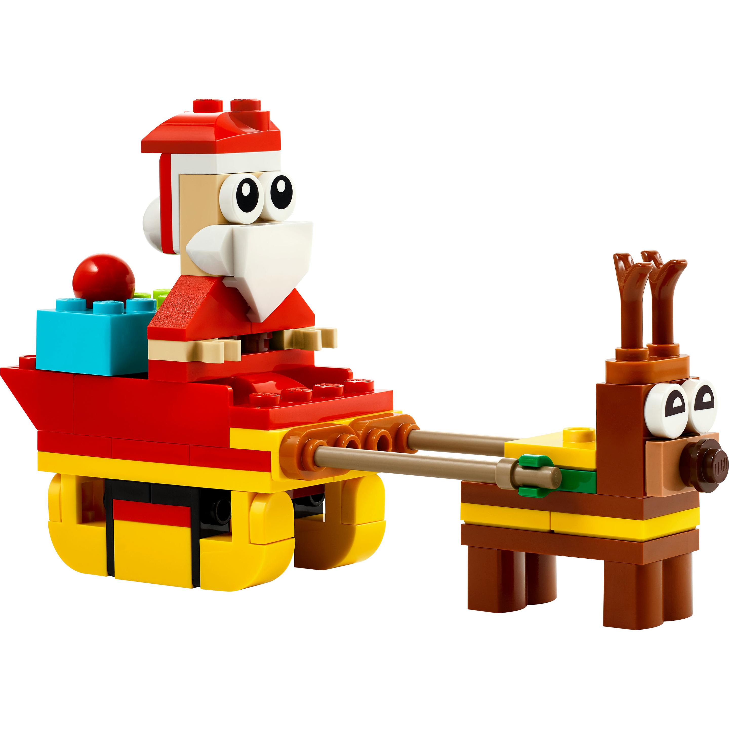 Thumbnail - LEGO 30670 Weihnachtsmann auf Schlittenfahrt (30670, LEGO Creator Expert)