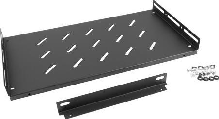 Lanberg Fachboden 19" 1U/482,6x220mm bis 25kg schwarz