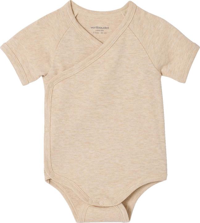 Actual product image Vertbaudet 5er-Pack Baby Wickelbodys mit kurzen Ärmeln, Hasenmotive (56)