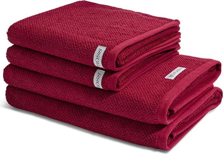 Ross Selection - Organic Cotton 2 X Handtuch 2 X Duschtuch - im Set (50 x 100 cm, 70 x 140 cm)