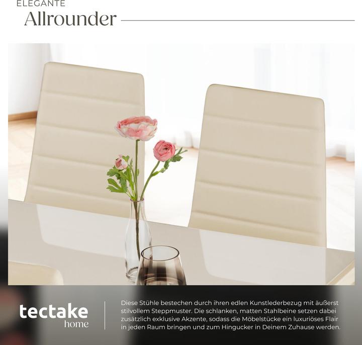 Image du produit tectake 8x Esszimmerstuhl