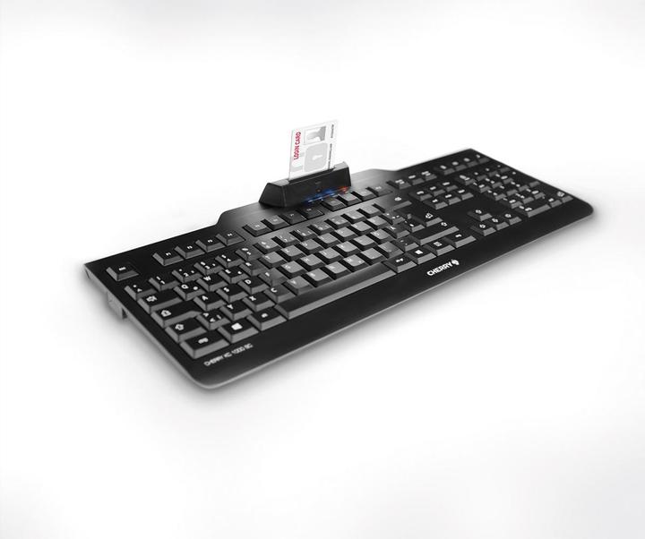 Actual product image CHERRY Keyboard KC 1000 SC black (CH, Cable)