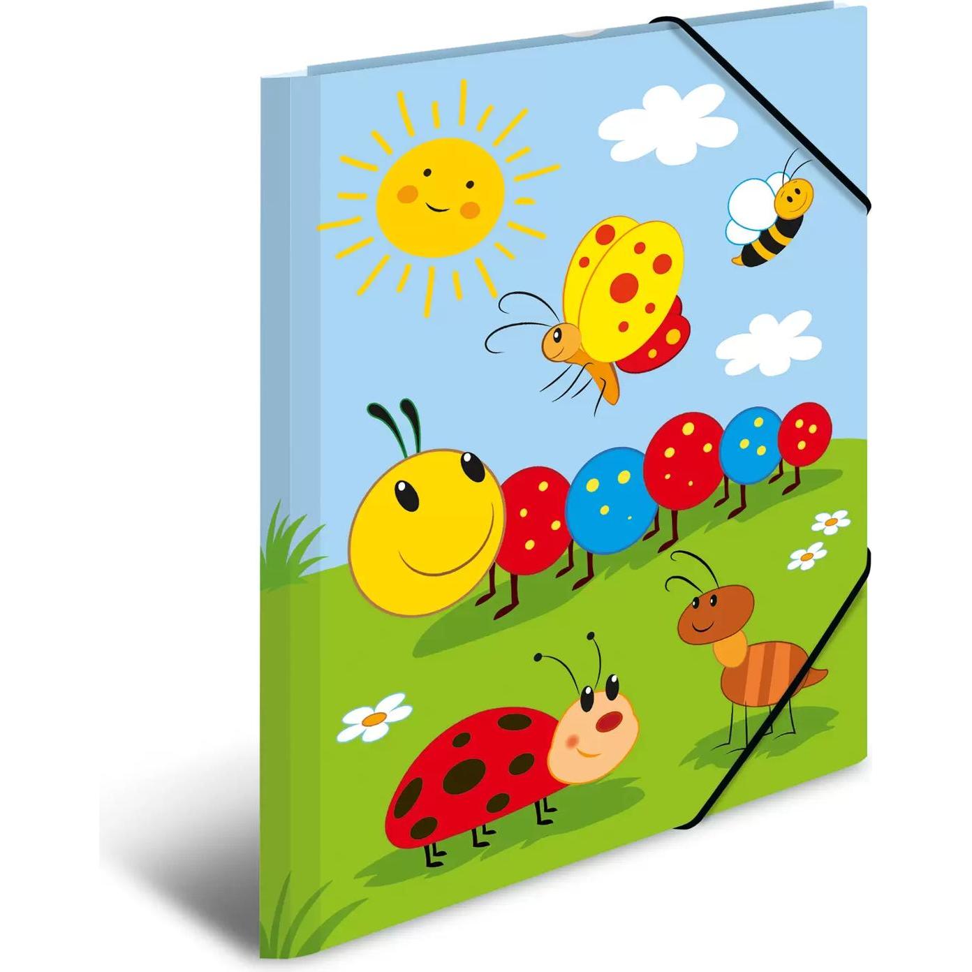 Herma, Mappe, Gummibandmappe Frida u. Friends Mehrfarbig (A4, 1 x)