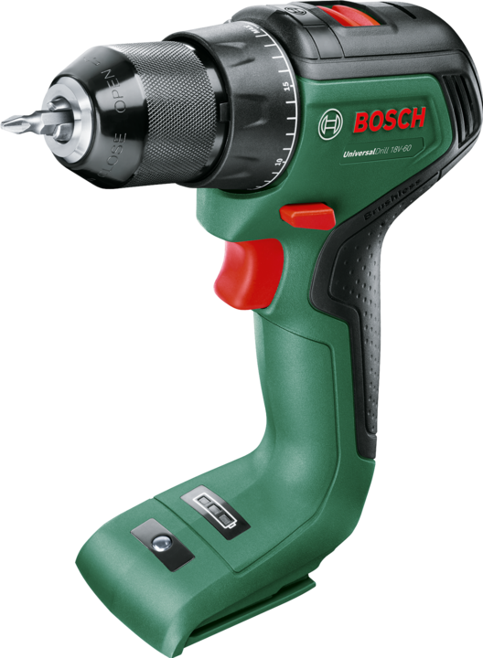 1 x Perceuse-visseuse sans fil UniversalDrill 18V-60, 1 x 18V POWER FOR ALL ALLIANCE
