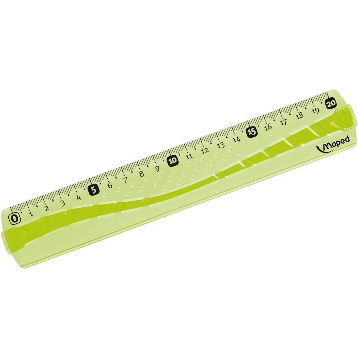 Thumbnail - Maped, Lineal, 244020 Flachlineal Flex, 200 mm aus Kunststoff, bruchfest (200 mm)