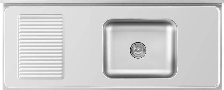 Image du produit Royal VKB Plonge inox sur meuble - 1 bac - Royal Catering - Acier inoxydable - 500 x 400 x 240 mm