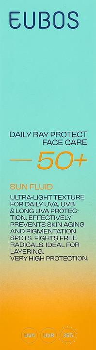 Actual product image Eubos SUN Dail Ray Prot Fluid SPF50 50ml (Sun cream face, SPF 50+, 50 ml)