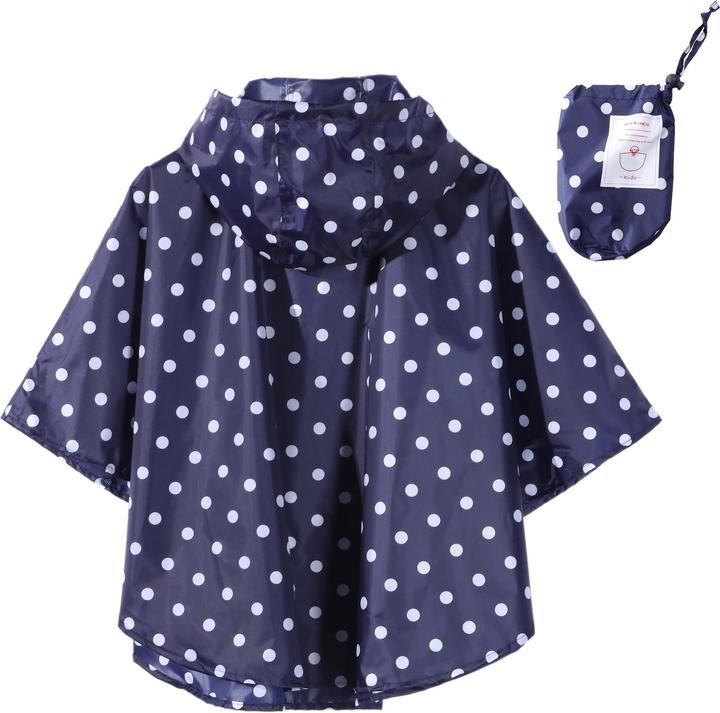 Produktbild Alopini Kinder Regenmantel Regenjacke Regenponcho Regencape (M)