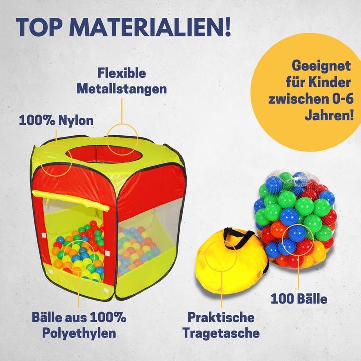 Produktbild Best Sporting PopUp Bällebad mit 100 Bällen