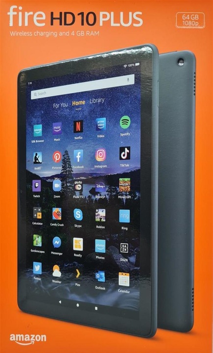 Produktbild Amazon Fire HD 10 Plus (2021) inkl. Alexa (10.10", 64 GB, Schiefergrau)