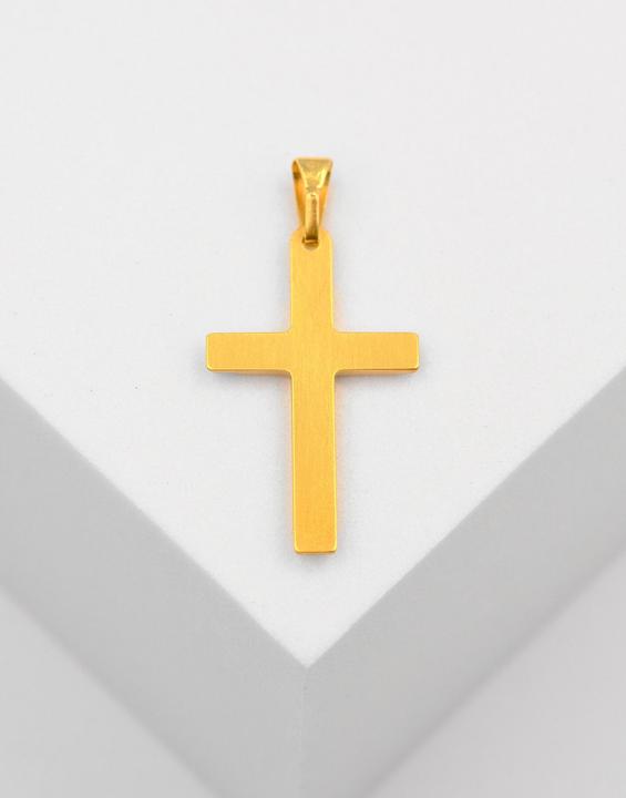 Image du produit Muau Croix (750, Or blanc, Or jaune 18 carats)