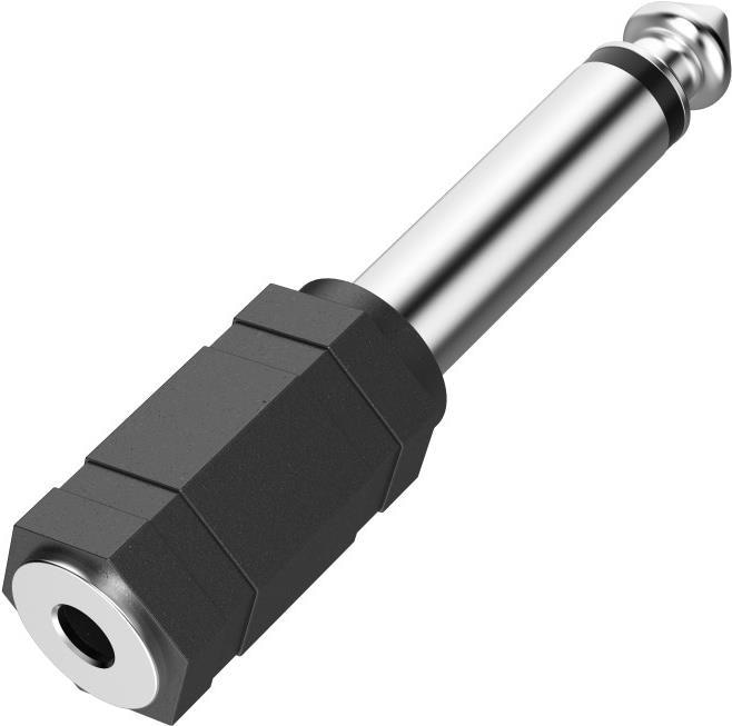 Produktbild Hama Audio-Adapter, 3,5-mm-Klinken-Kupplung Mono - 6,3-mm-Klinken-Stecker Mono