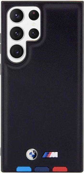 Image du produit BMW BMHCS23L22PTDK S23 Ultra S918 czarny/black Tampon en cuir tricolore (Samsung Galaxy S23 Ultra)