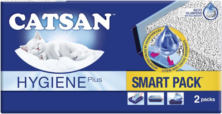 Produktbild Catsan Hygiene Plus Smart Pack™ (Biologisch abbaubar, Neutralisierend, Nicht klumpend, 3.90 kg)