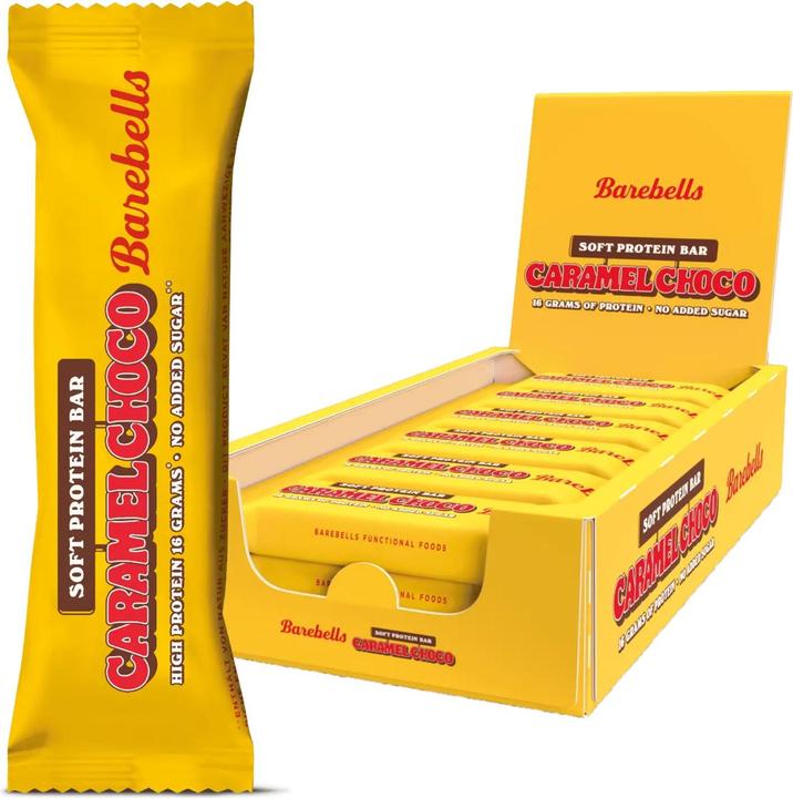 Image du produit Barebells Barre de protéines douce (Caramel Choco, 12 pcs, 660 g)