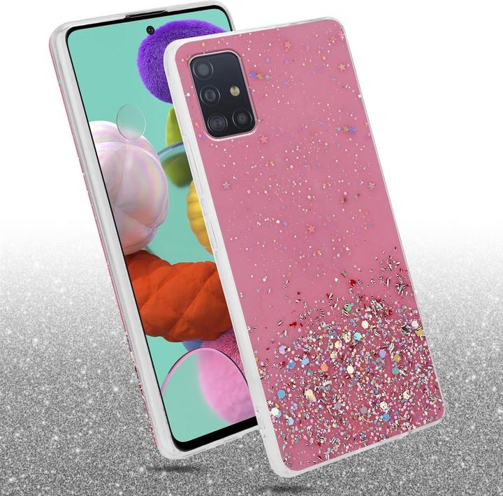 Actual product image Cadorabo TPU cover sparkling glitter (Samsung Galaxy A51 5G)
