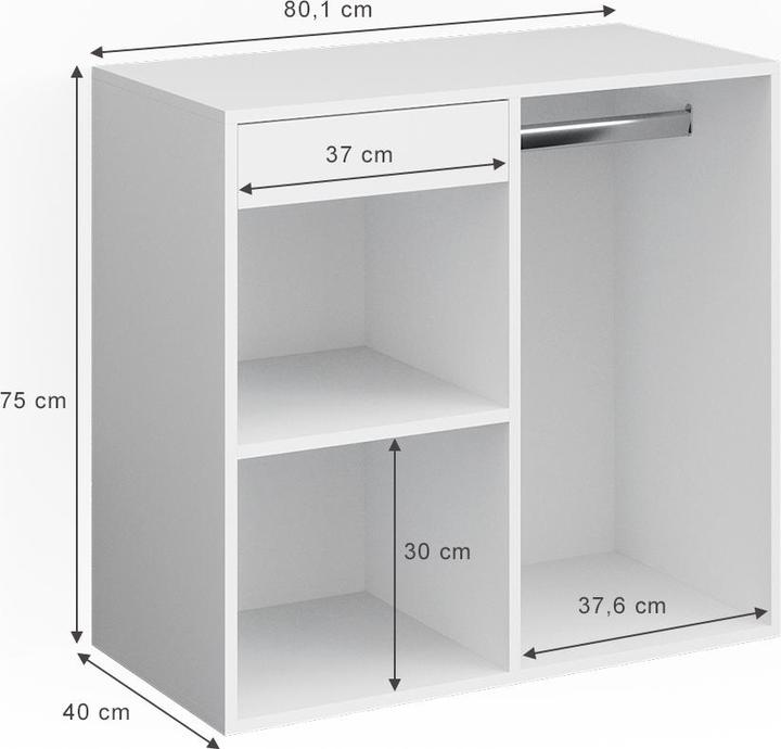 Immagine prodotto Vicco Isabelle (80.10 x 40 x 75 cm)