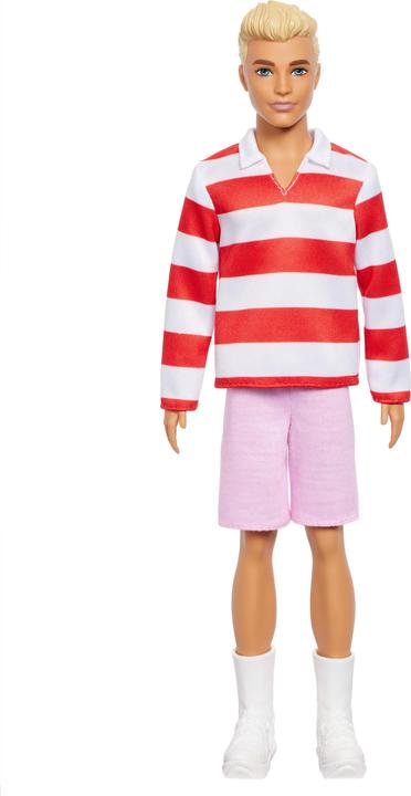 Produktbild Barbie Fashionista Ken-Puppe - Red and White Strip