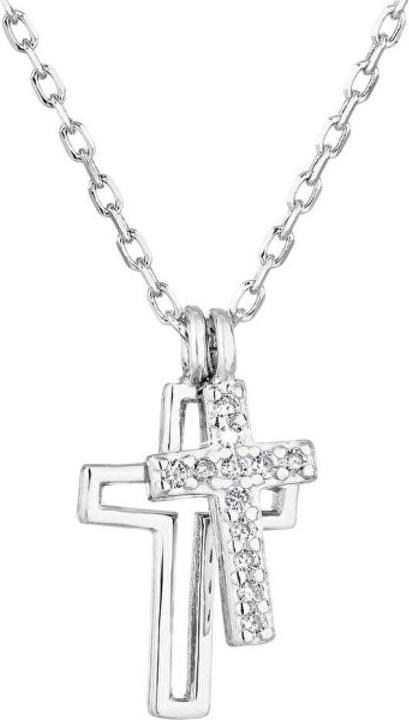 Produktbild Evolution Group Silver necklace with a cross 12012.1 (Silber)