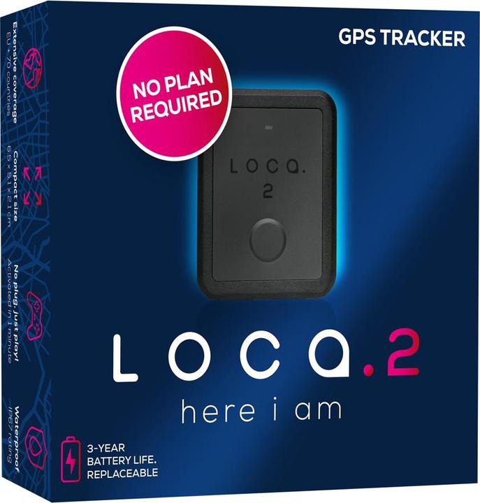 Produktbild Loca 2 GPS Tracker - Geen abonnement nodig - 3 jaar batterijduur - Waterdicht (IP67) - GPS tracker voor A