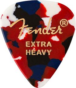 Fender 351 Picks, XHeavy Confetti 12 (12 x)