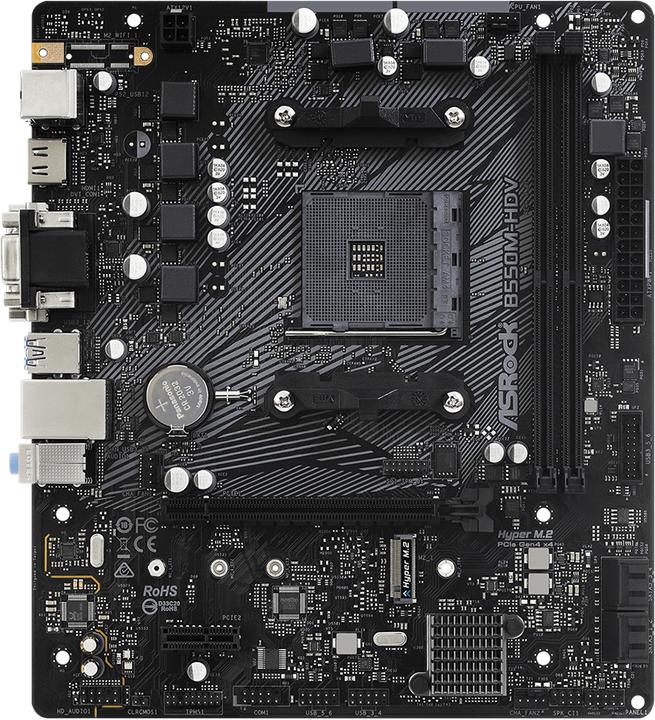 Productafbeelding AsRock B550M-HDV (AM4, AMD B550, mATX)