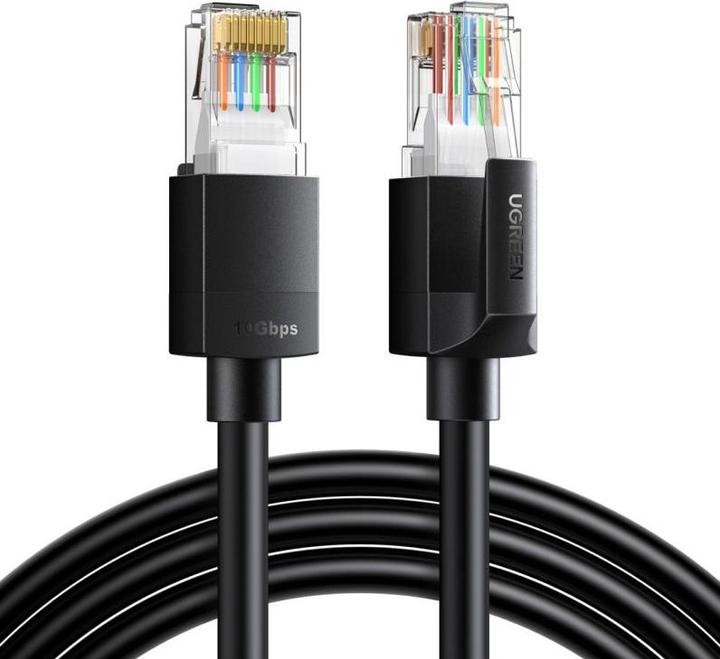 Productafbeelding Ugreen Cat6 F/UTP Ethernet-Kabel 8 m - Schwarz (F/UTP, CAT6, 8 m)