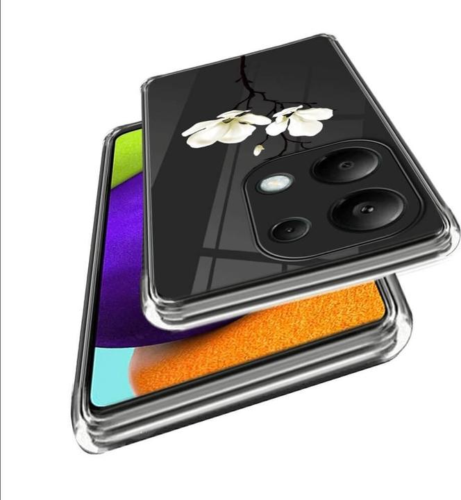 Actual product image Cover-Discount Poco M6 Pro / Redmi Note 13 Pro 4G- Transparent case with beautiful motif print (Xiaomi Poco M6 Pro, Xiaomi Redmi Note 13 Pro 4G)