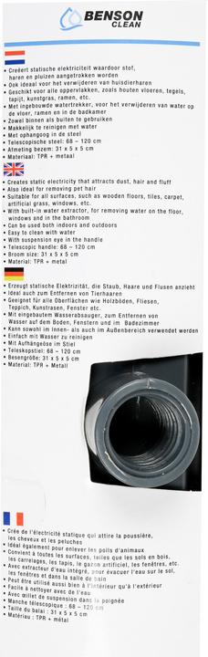 Image du produit Benson Clean Balai caoutchouc + manche (1 pcs)