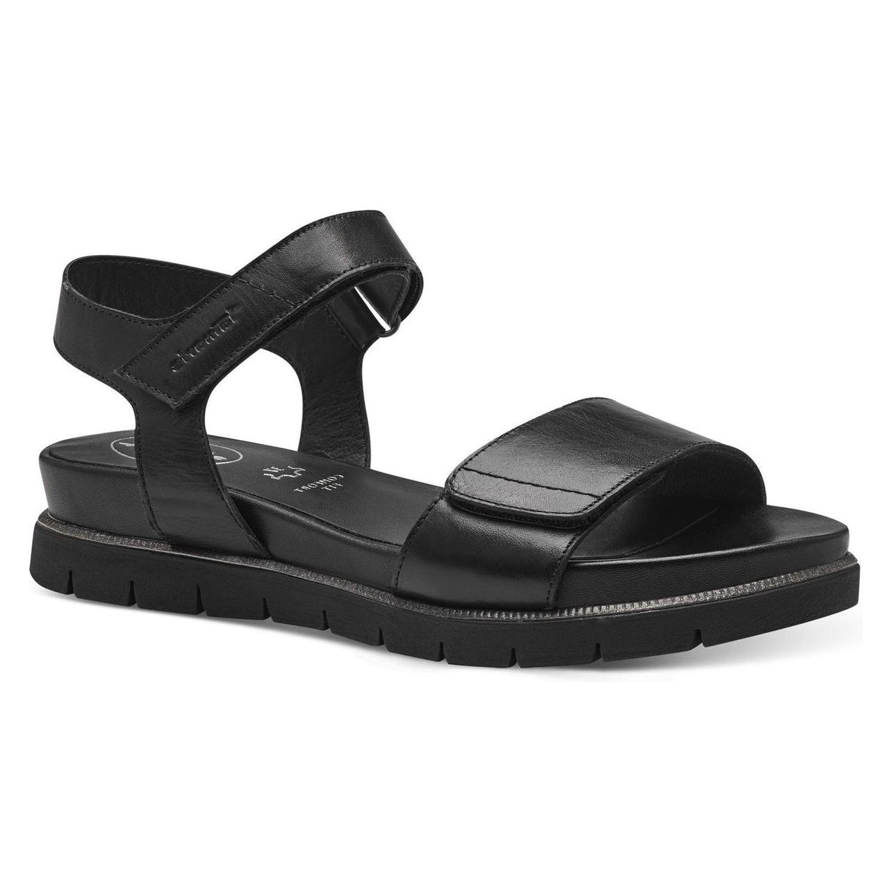 Tamaris, Vrouwen, Sandalen, Sandalo Comfort, Zwart, (42)