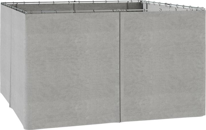 Produktbild Outsunny Seitenwände Polyester Hellgrau (1 cm, 352 cm)
