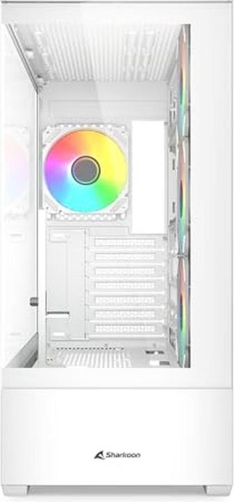 Produktbild Sharkoon AK6 RGB White ATX (weiss) (ATX, mATX, Mini-ATX)