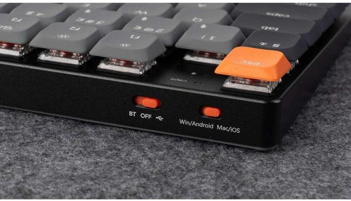Actual product image Keychron Gaming-Tastatur K1 QMK Version 6 Red Switch (CH, Cable, Wireless)
