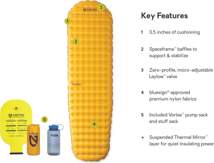 Actual product image Nemo Equipment Tensor Trail Mummy