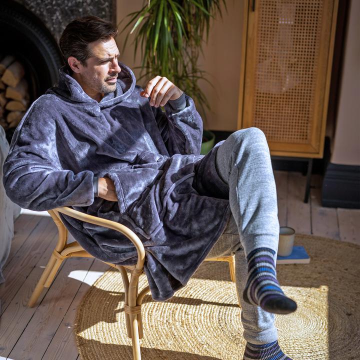 Produktbild Heat Holders Oversized Hoodie Decke | Plüsch Blanket, Pullover Decke Fleece (One Size)