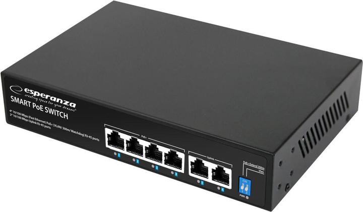 Esperanza ENS105 6-Port Poe Switch 10/100 60W (6 ports)