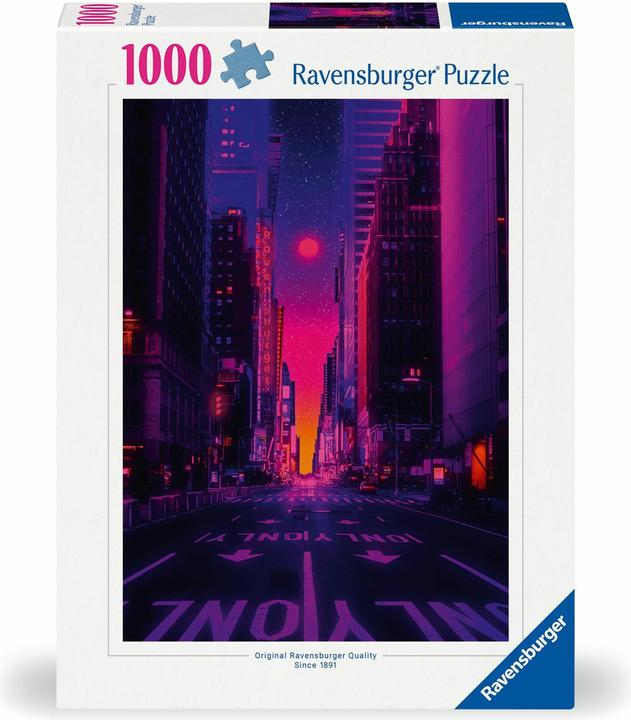 Actual product image Ravensburger Puzzle 12001436 - New York in Neon - 1000 piece puzzle for adults and children from 14 (1000 pieces)