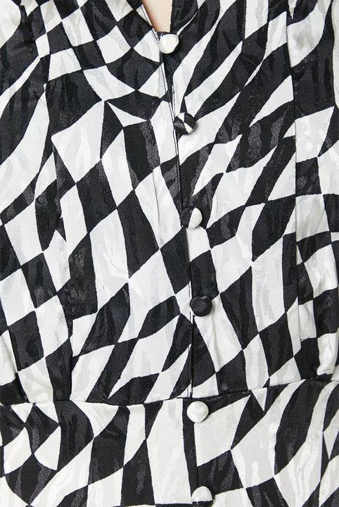 Actual product image Principles Womens/Ladies Geometric Jacquard Satin Midi Dress (36)