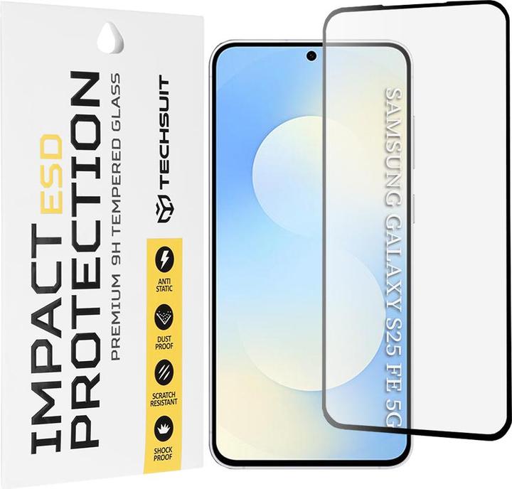 Produktbild Techsuit - ESD Glass - Samsung Galaxy S25 FE - Black (Samsung Galaxy S25 FE)