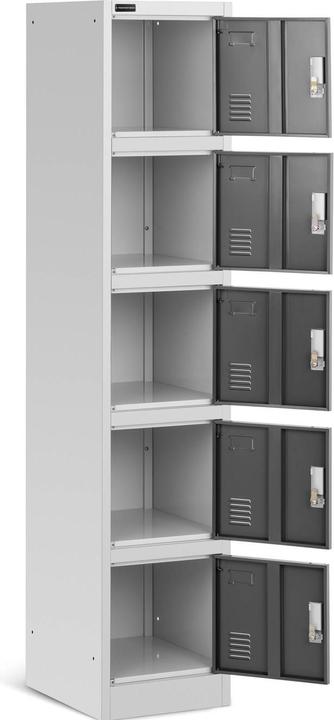 Produktbild Fromm & Starck Metallschrank Schliessfachschrank Metallspind Spindschrank abschliessbar 5-fach